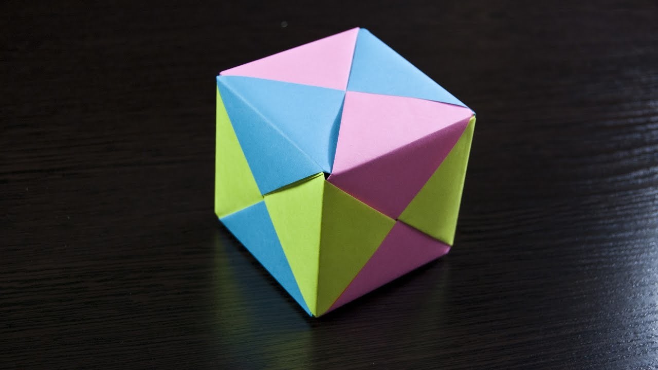 Como hacer un Cubo Modular de Papel - Origami