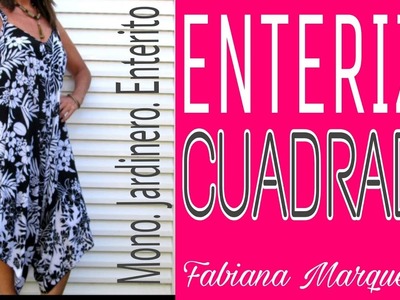 Cómo hacer un ENTERIZO CUADRADO - Fabiana Marquesini - 34