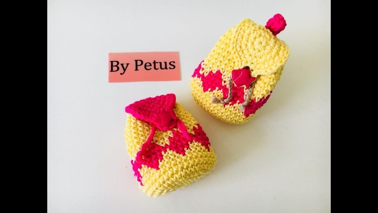 Como tejer bolsa muñeca Livia amigurumis by Petus