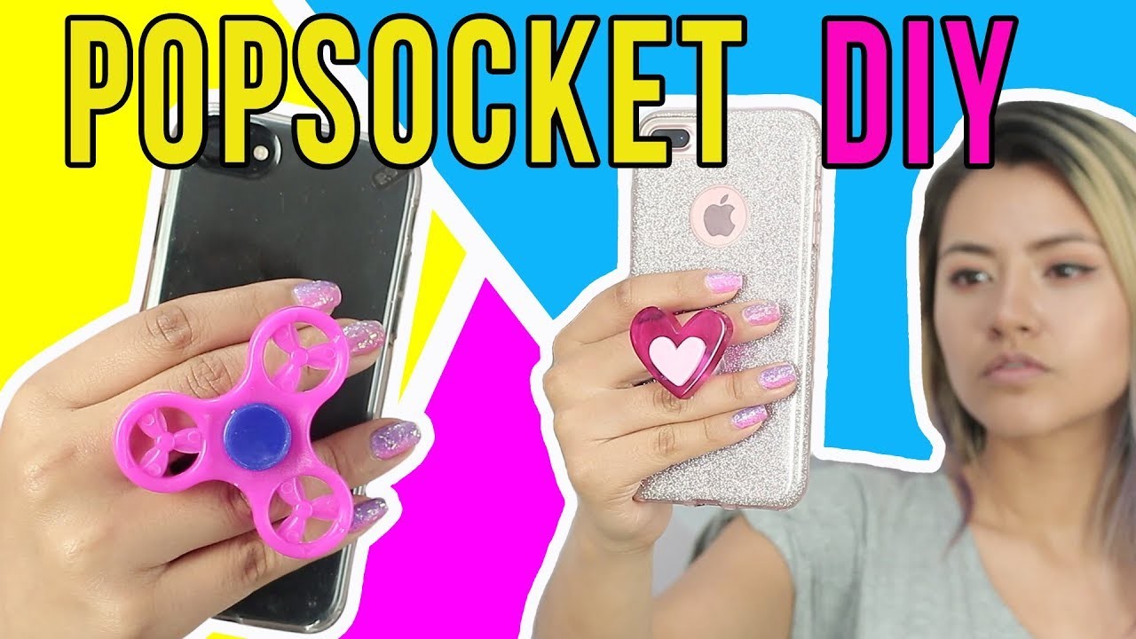 DIY: POPSOCKET para musical.ly soporte para celular.  Lorena G ♥