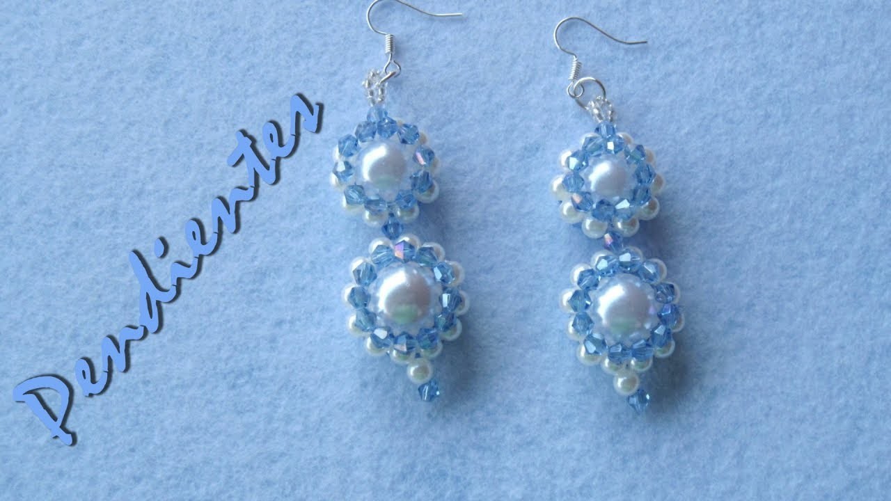 DIY -tutorial pendientes perlas y tupis swarouski DIY - pendientes perlas y tupis swarovski