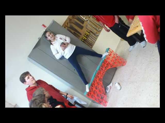 Estructuras trianguladas. Puentes de papel evo2