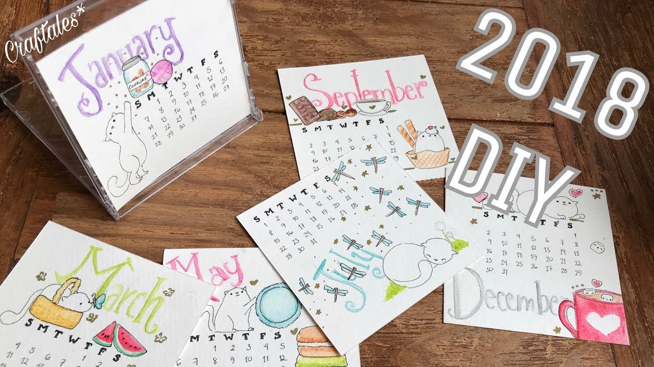 Haz tu Calendario - 2018 - DIY Calendar