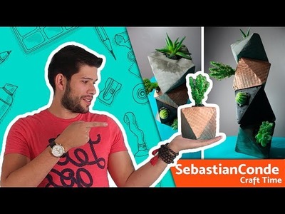 ¡Macetas de Cemento DIY! ● #craftime - Sebastian Conde☻