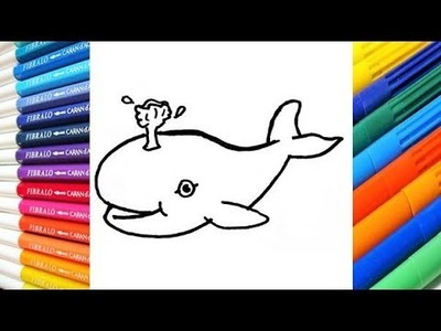 La Ballena Azul - Dibujos Para Niños