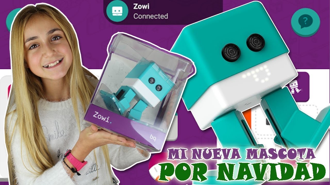 MI NUEVA MASCOTA POR NAVIDAD | Unboxing Robot Zowi de Clan - Silvia Sánchez