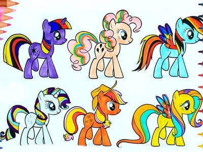 Mi Pequeño Pony | Dibujos Para Niños | Learn Colors