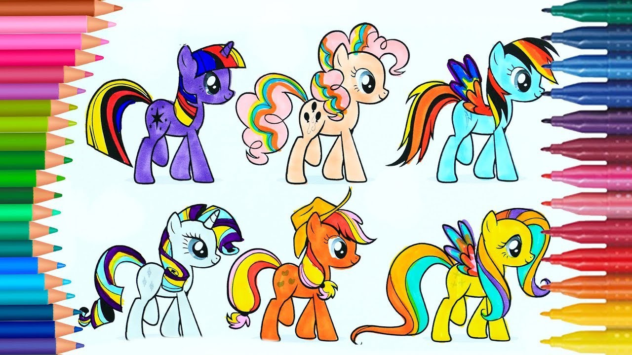 Mi Pequeño Pony | Dibujos Para Niños | Learn Colors