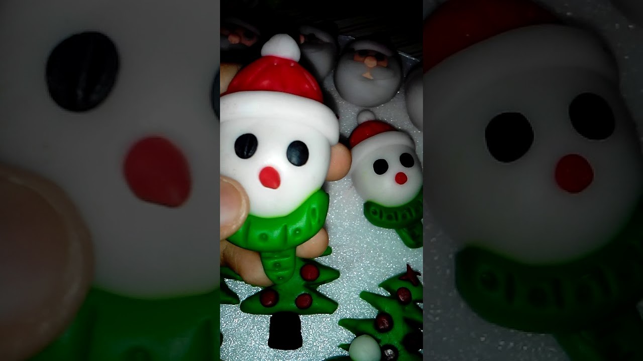 Mis figuras de porcelana fría para la Navidad