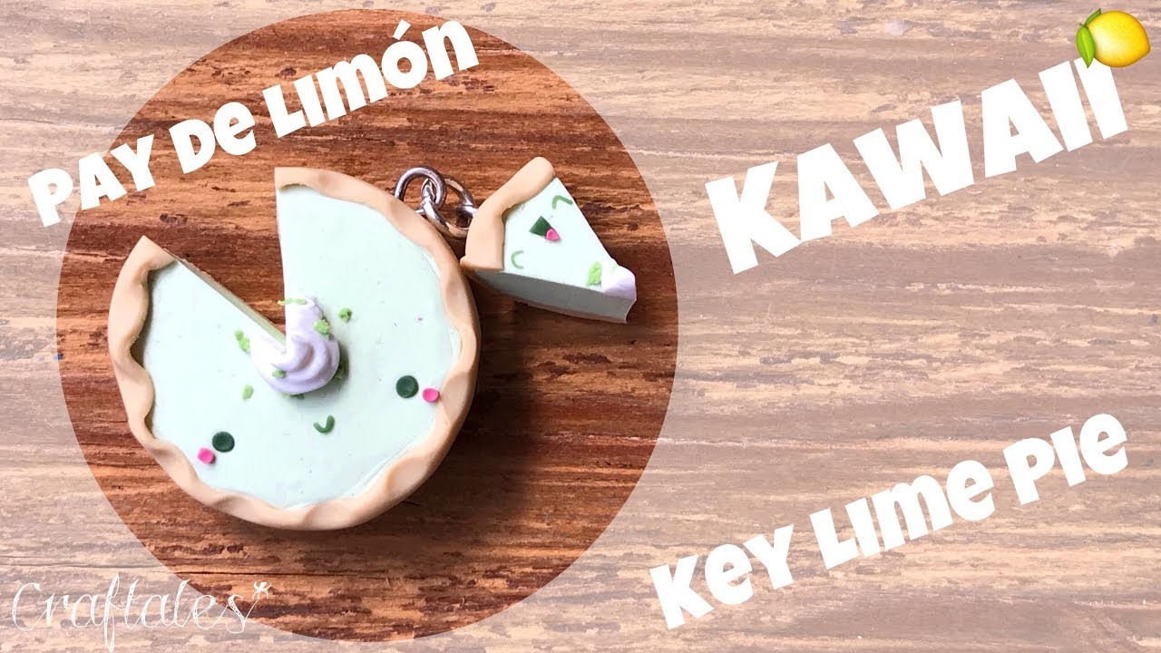Pay de Limón - Kawaii - Key Lime Pie (arcilla polimerica-polymer clay)