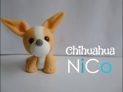 Perro chihuahua de cerámica fría - Chihuahua dog of polymer clay | Fácil