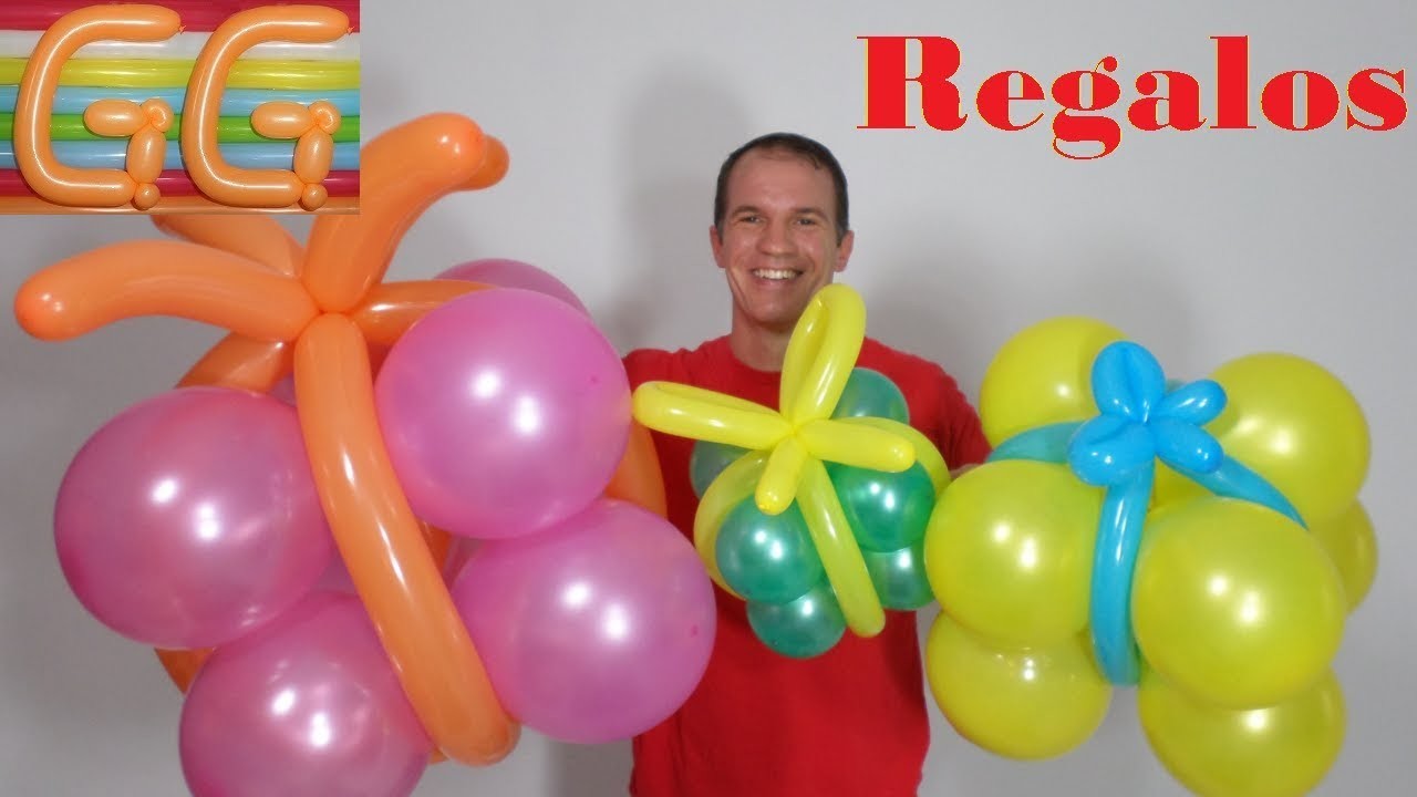 Regalos de globos - decoracion con globos - decoracion de fiestas infantiles