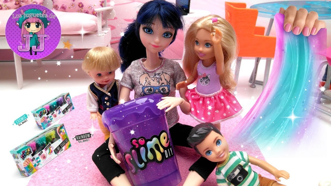 Slime DIY Shaker en el Tobogán de las L.O.L - Slime con Marinette ???? Videos de Ladybug - JJ's Toys