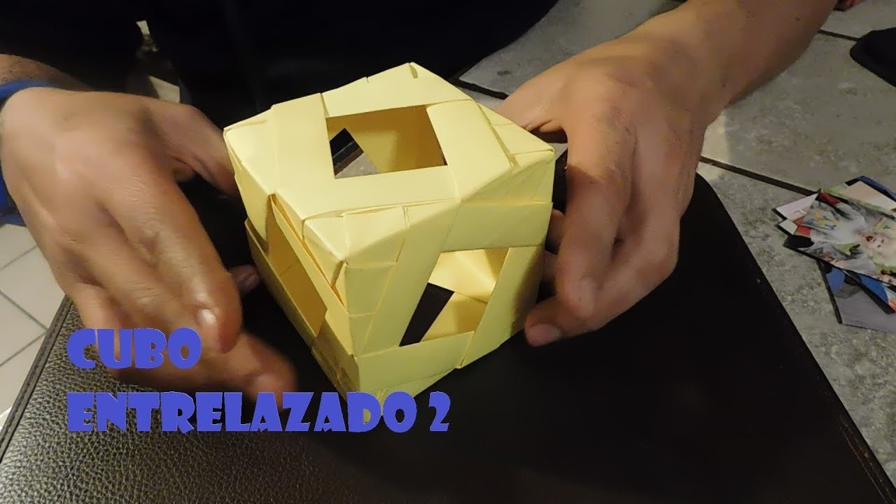 Tutorial CUBO ENTRELAZADO 2, Origami Modular