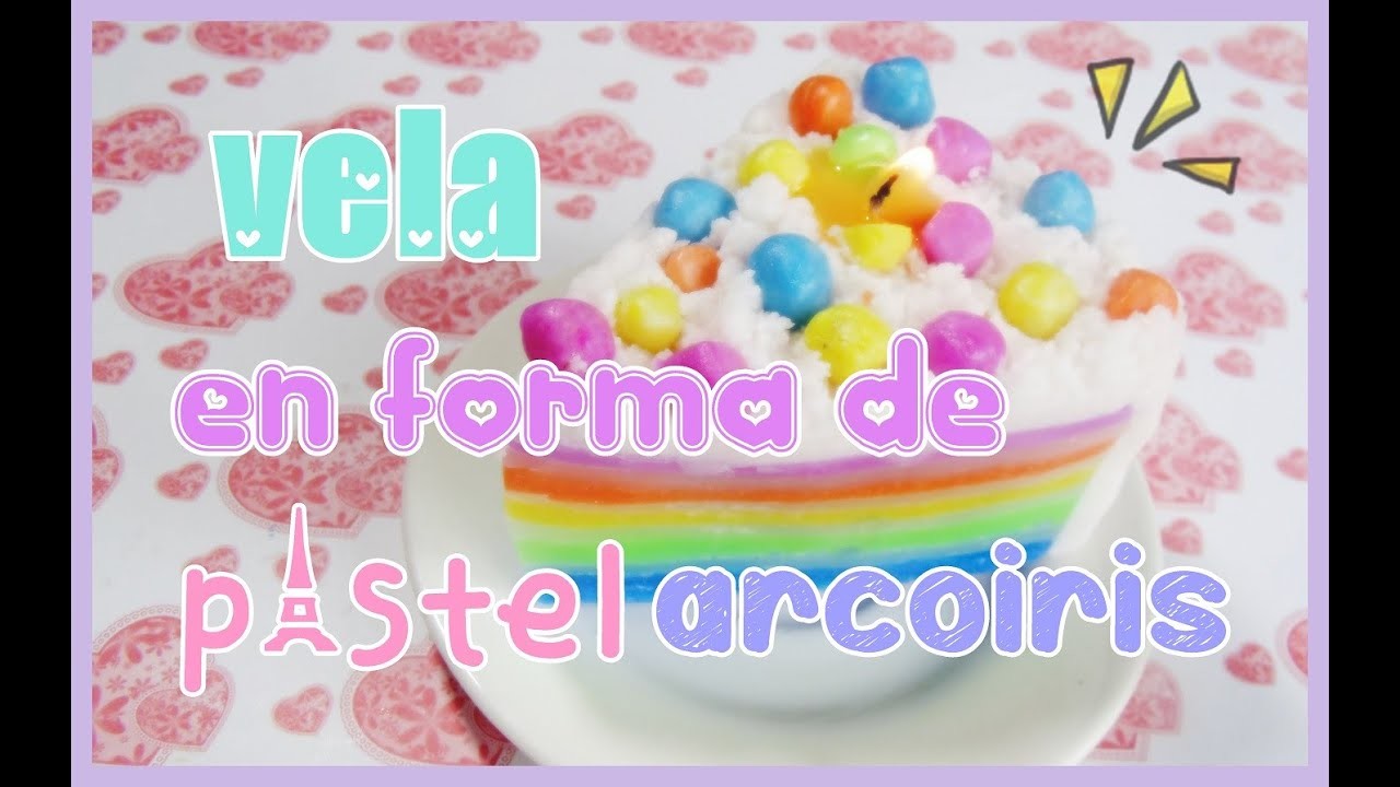 Vela Unicornio arco iris - Candles arco iris