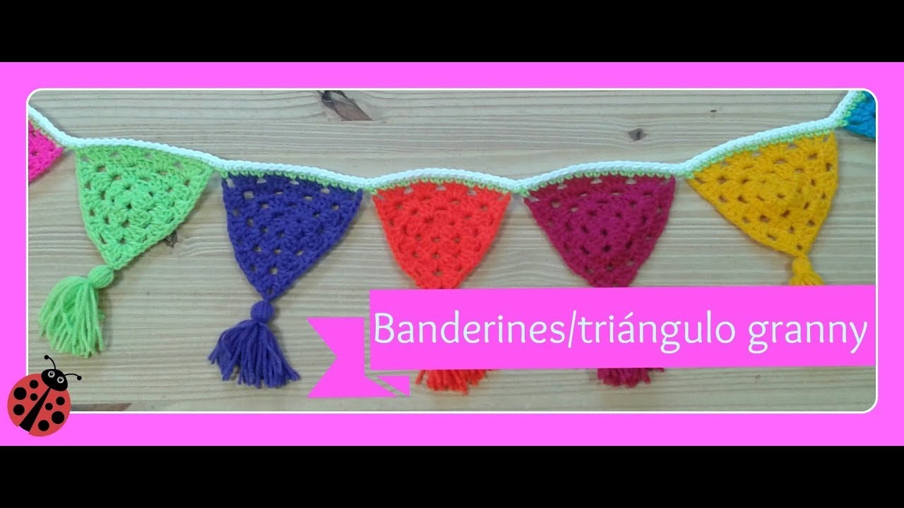 Banderines-Triángulo granny