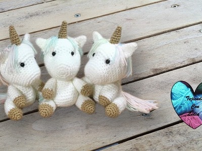 Bebés unicornios tejido a crochet Amigurumi parte 2