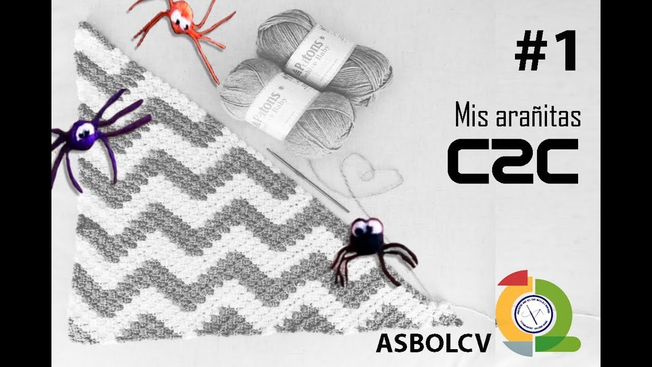 C2C crochet: Iniciación