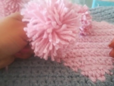 Cojín San Valentín tejido a Crochet