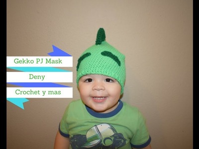 Como hacer Gorro de los heroes en pijamas Gekko o  pj mask en crochet