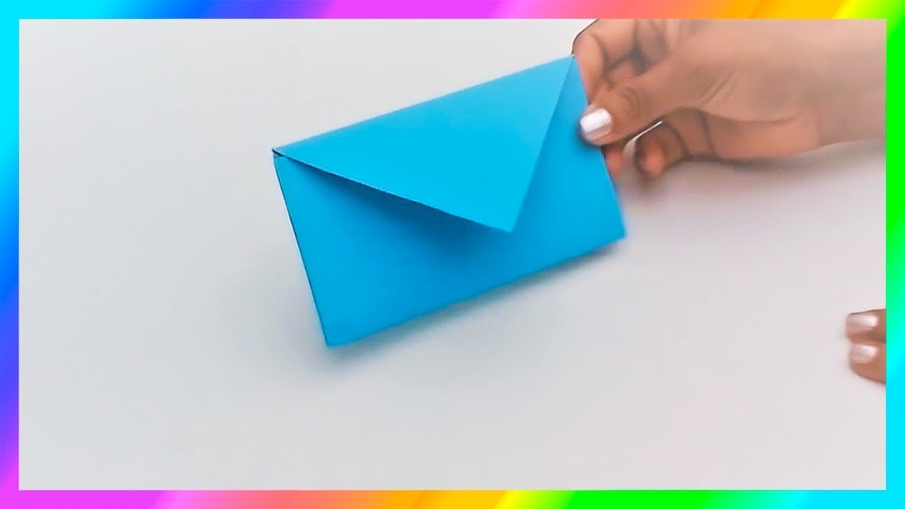 Como hacer sobres de papel