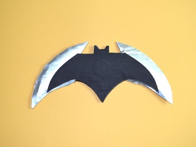 Como hacer un cuchillo de papel - El cuchillo de Batman - juguete de papel