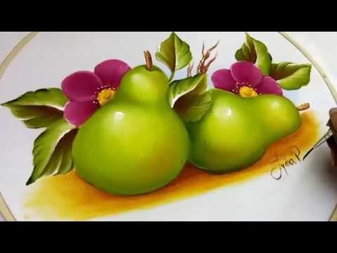 Como Pintar Frutas. Peras. How To Paint Pears