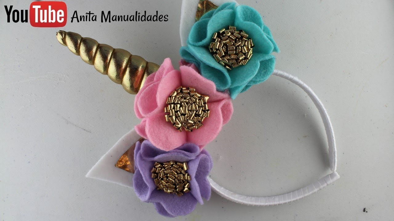 DIADEMA UNICORNIO | Anita Manualidades