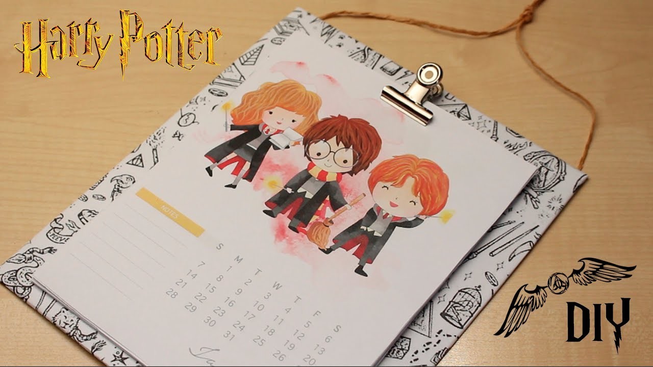 DIY: Calendario de Harry Potter (The Cottage Market) ♥ Mejores ideas de Sara