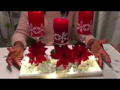 DIY : Candelabros para tu Centro de Mesa Sala oh Comedor Navidad 2017  !!! Alegrias CubitaVlogs