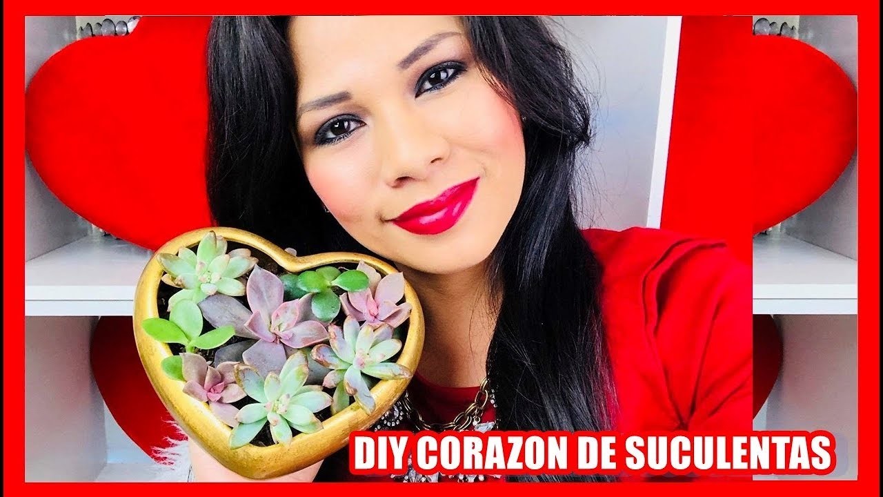 DIY Como Hacer Un Corazon con Suculentas, DIY Decor Ideas For Succulents, MelyStyle???? ????