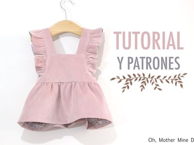 DIY Costura pichi de pana para niñas (patrones gratis)