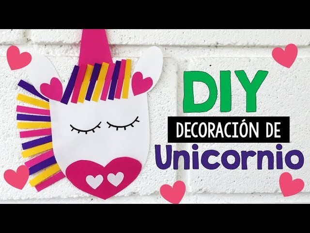 DIY decoración de Unicornio - Minders Psicología Infantil