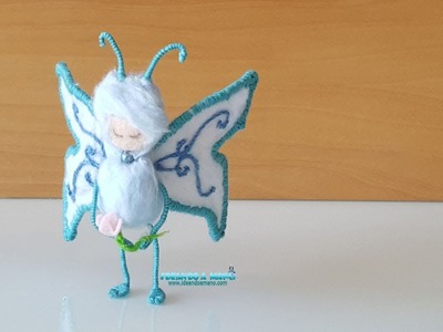 DIY mariposas muñecas de fieltro