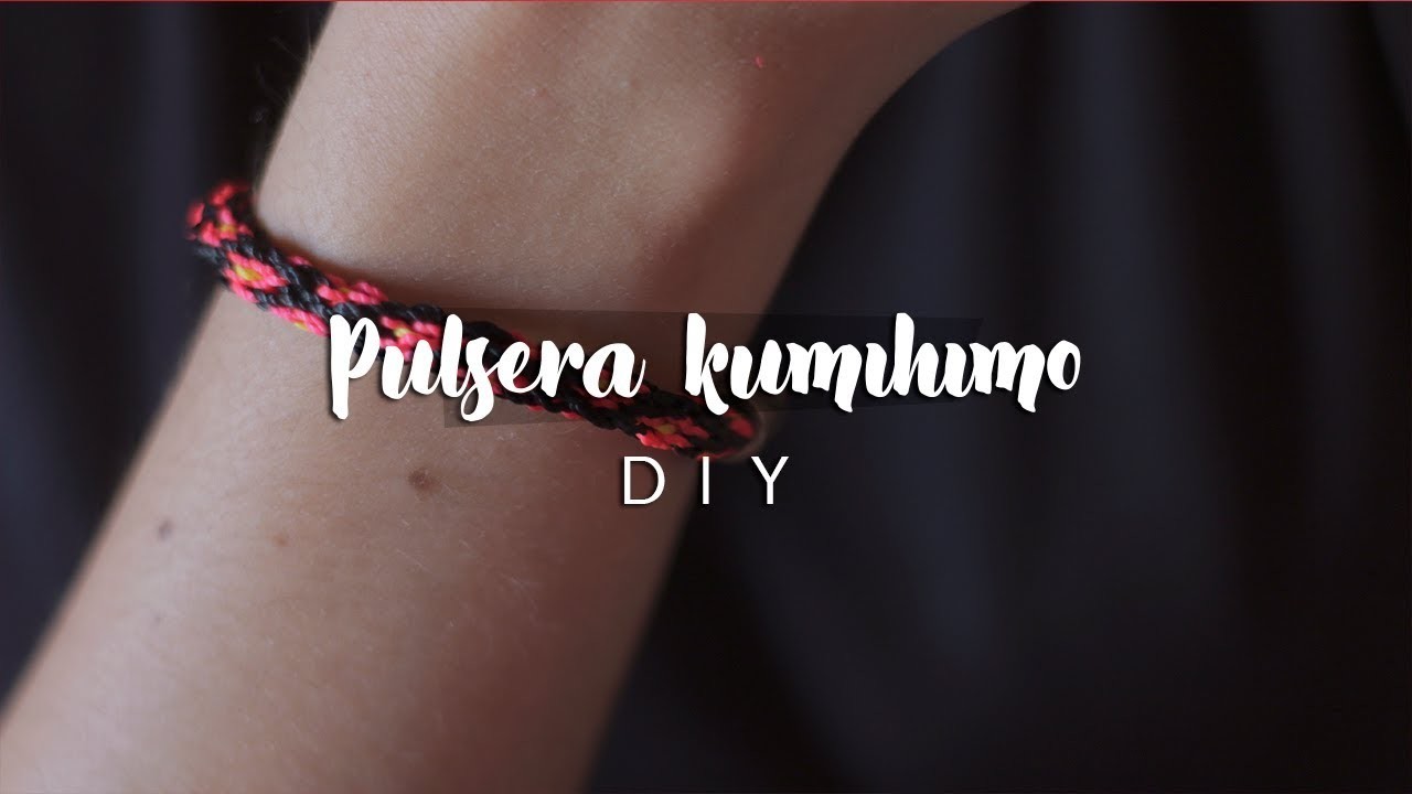 DIY | Pulsera Flores Kumihimo