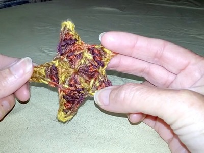Estrella a Crochet - Aplique.