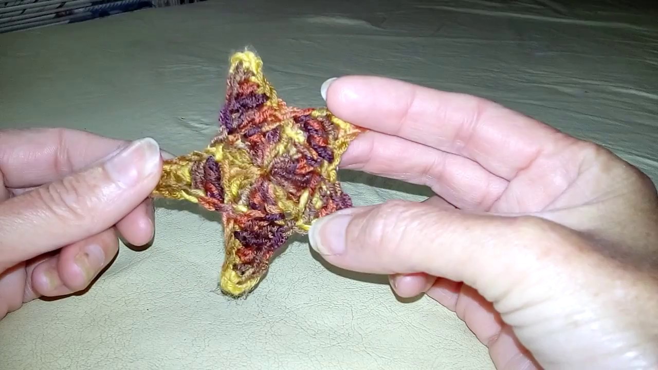 Estrella a Crochet - Aplique.