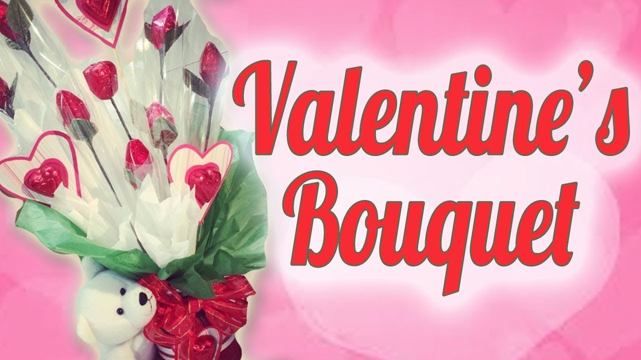 Fácil bouquet de Chocolates para San Valentín