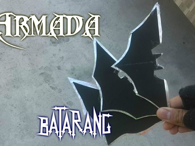 Fuera de Linea _Armada_ Batarang. de Batmam de carton
