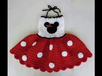 Hermosos Vestidos de niñas a crochet