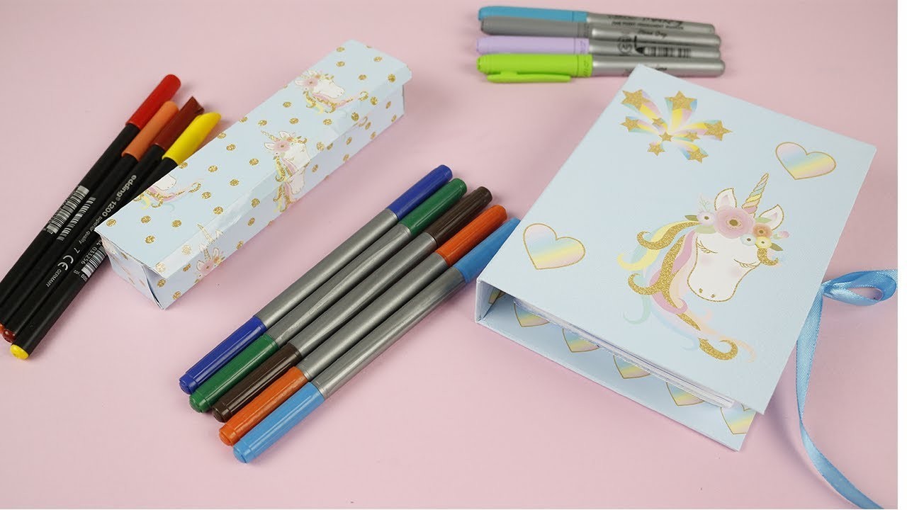 Manualidades l DIY Regreso a Clases - Unicórnio