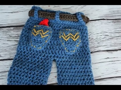 Modelos de pantalones para bebe a crochet