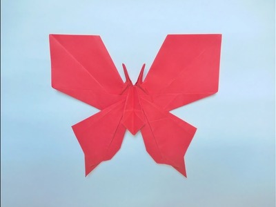 ORIGAMI TUTORIAL BUTTERFLY (mariposa origami)