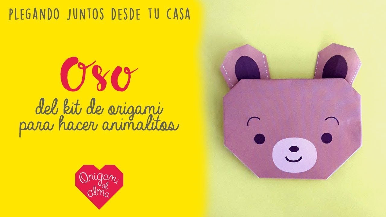 Oso Pardo - Origami paso a paso