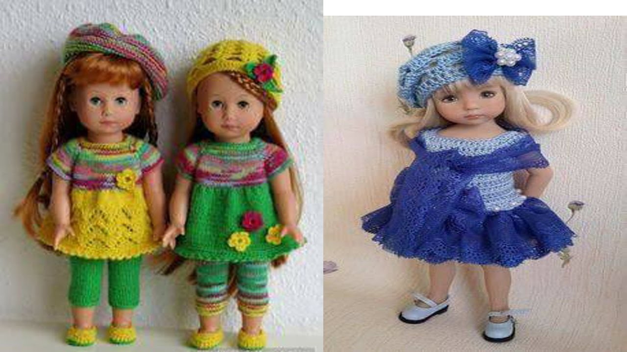 Ropa Tejida En Crochet y Dos Agujas para Muñecas