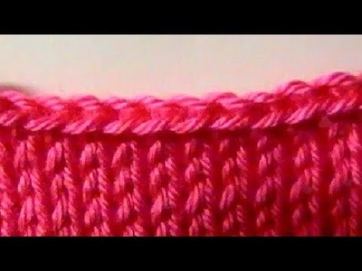 Tejiendo Paso a Paso CERRAR- REMATAR- TERMINAR- How to Knit the Bind Off -2 agujas (74)