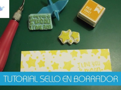 Tutorial de carvado de sellos en borradores super fácil  | DIY