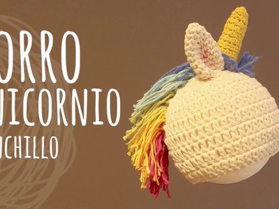 Tutorial Gorro Unicornio Fácil y Rápido Todas las Tallas Crochet | Ganchillo