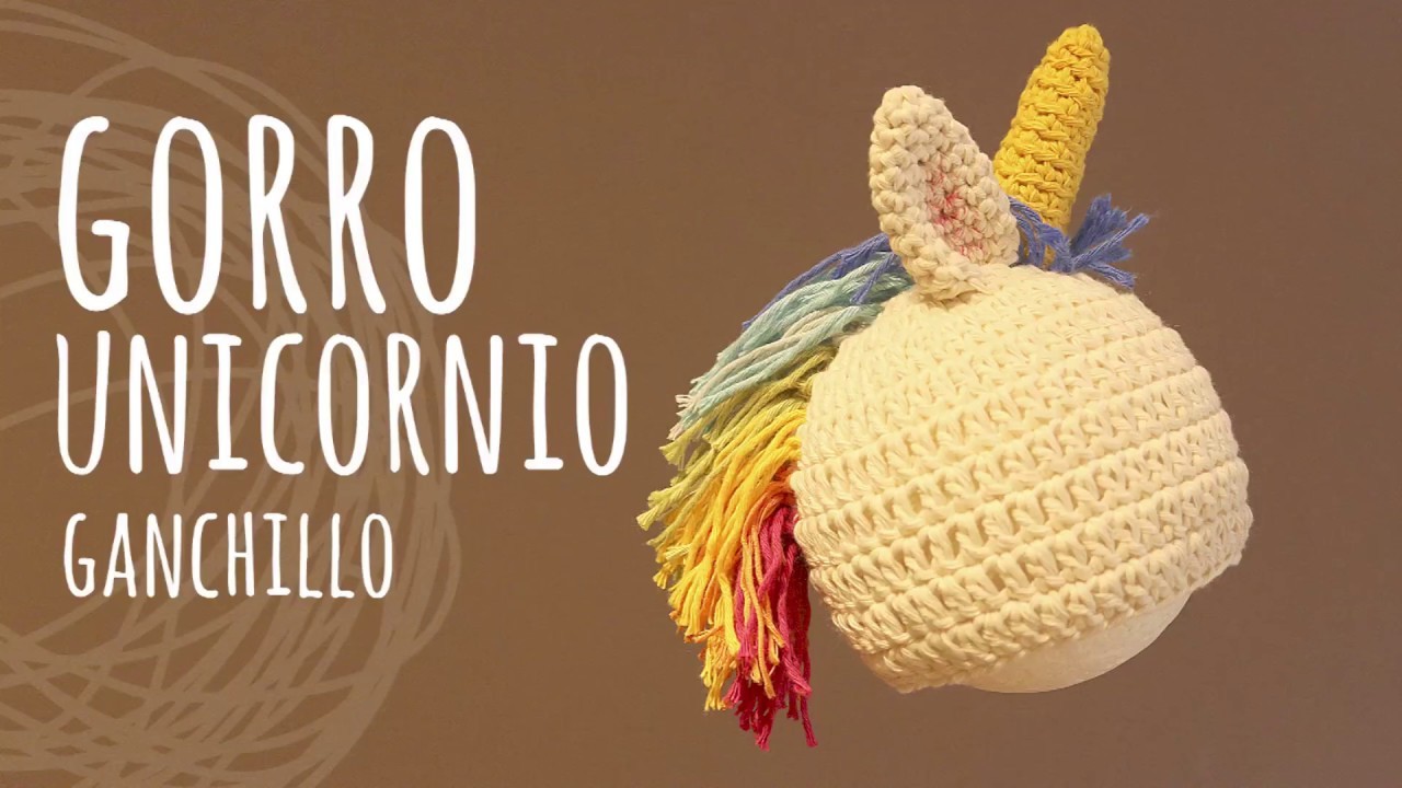 Tutorial Gorro Unicornio Fácil y Rápido Todas las Tallas Crochet | Ganchillo