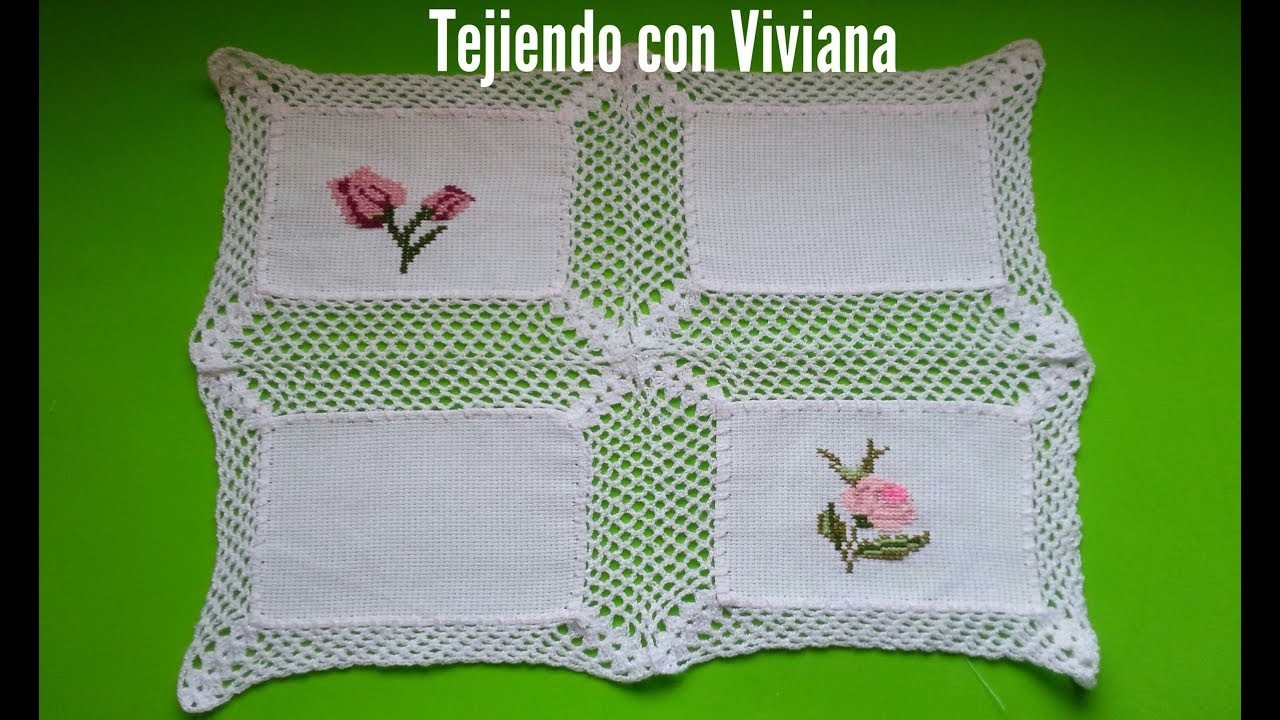 Uniones de servilletas con la Orilla #35 tejida a crochet